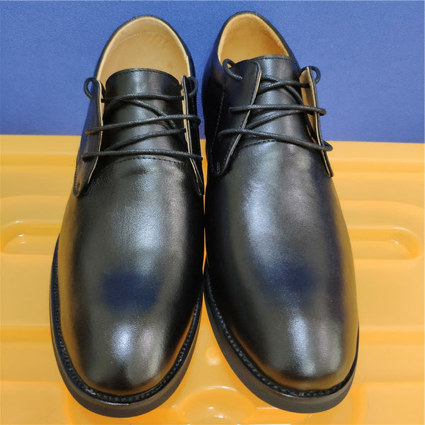 Custom special Genuine Leather Leg length discrepancy shoes for uneven legs