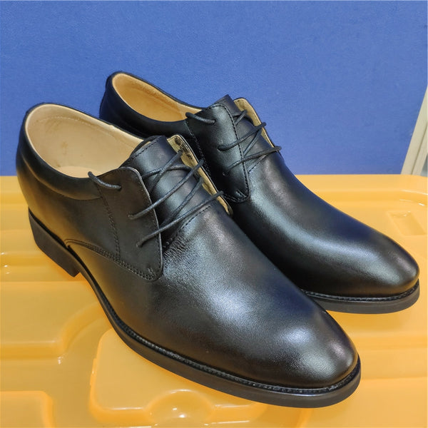 Custom special Genuine Leather Leg length discrepancy shoes for uneven legs