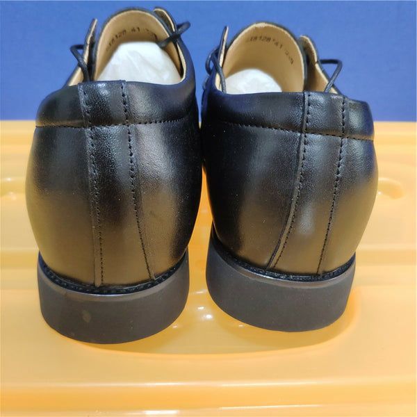 Custom special Genuine Leather Leg length discrepancy shoes for uneven legs