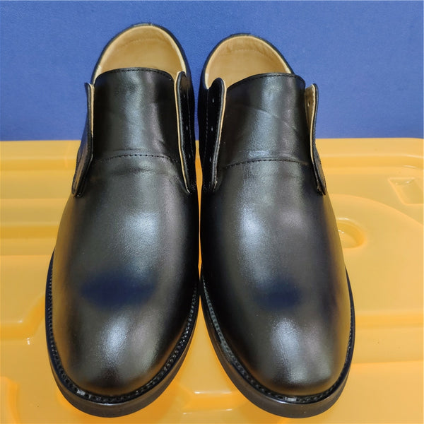 Custom special Genuine Leather Leg length discrepancy shoes for uneven legs