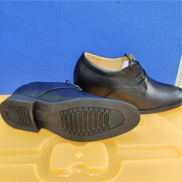 Custom special Genuine Leather Leg length discrepancy shoes for uneven legs