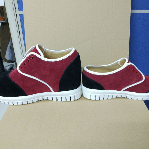 Women Handmade handicap shoes for people with one leg shorter