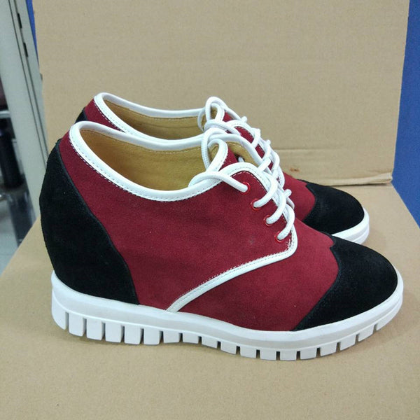 Woment Handmade handicap shoes for people with one leg shorter